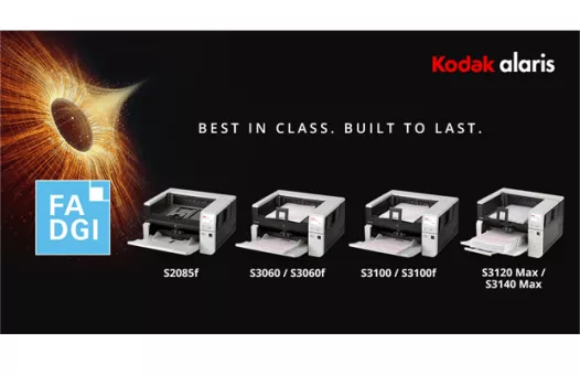 Kodak Alaris Expands Options and Flexibility of Its FADGI Scanner Portfolio