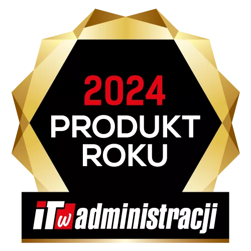 IT w Administracji Magazine 2024 Product of the Year Award Badge