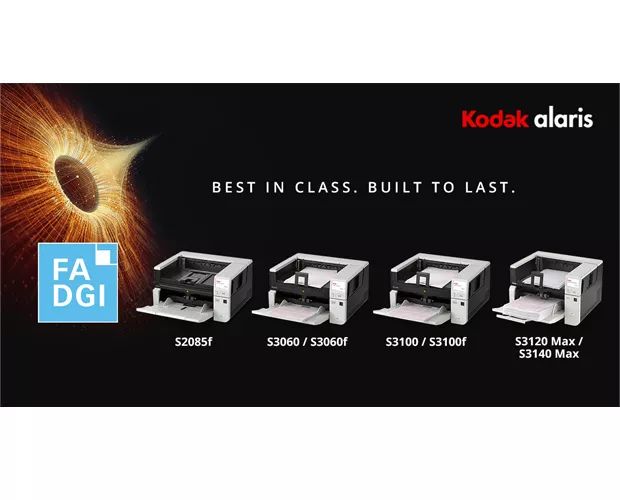 Kodak Alaris Expands Options and Flexibility of Its FADGI Scanner Portfolio